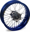 Excel voorwiel compleet blauwe velg + Haan Wheels titanium naaf 21-1.60 Yamaha/Fantic