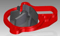 Mino waterpomp koeler kit Rood KTM SX-F 450 16-19 & EXC-F 450 17-19 & EXC-F 500 17-19