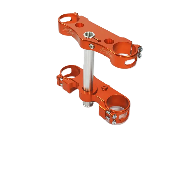 Kite MX kroonplaten Oranje offset 22mm KTM SX 65 2021- & Husqvarna TC 65 2021- & Gas Gas MC 65 2021-