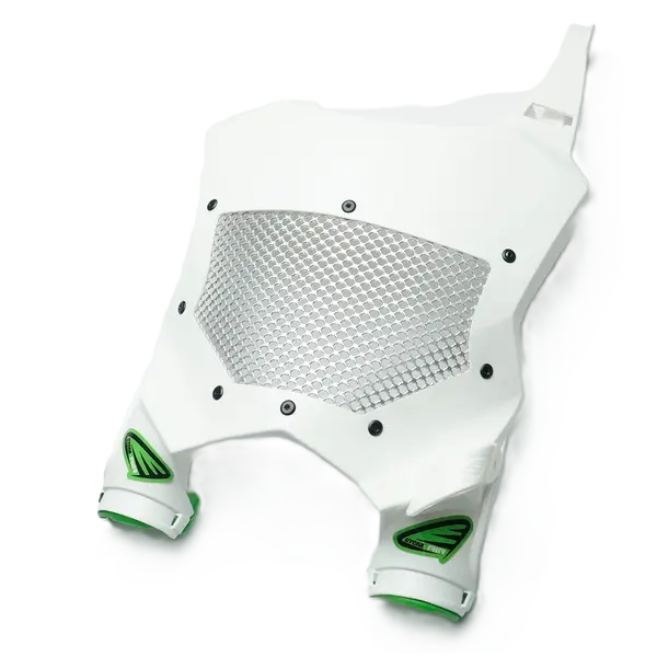 Cycra Stadium voornummerplaat vented Wit Kawasaki KX 250F 2025- & KX 450F 2024-
