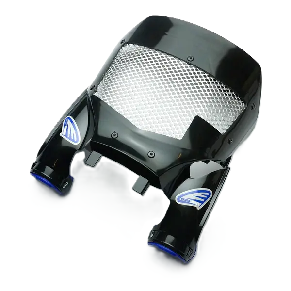 Cycra Stadium voornummerplaat vented Zwart Yamaha YZ 250F 2024 & YZ 450F 2023-2025