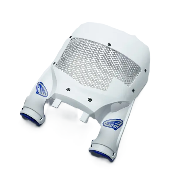 Cycra Stadium voornummerplaat vented Wit Yamaha YZ 250F 2024 & YZ 450F 2023-2025