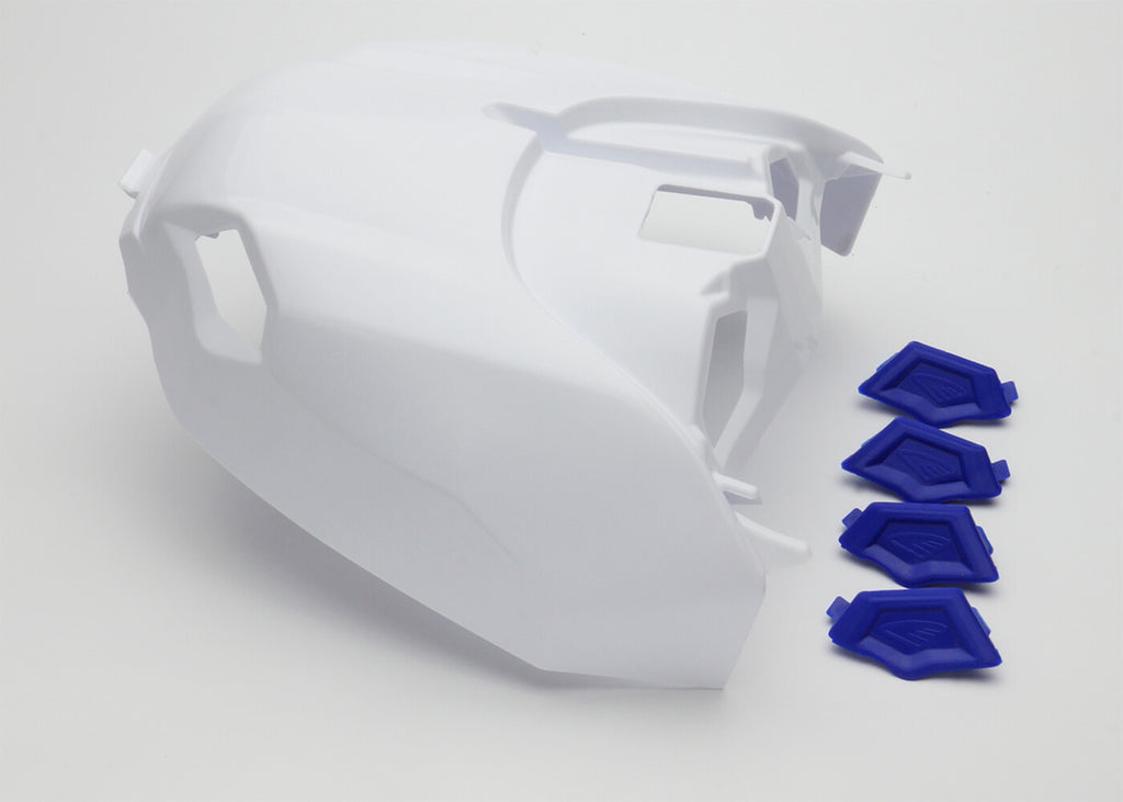 Cycra Vented Cover brandstoftank / filterbak kap Wit Yamaha YZ 250F 2024- & YZ 450F 2023- & Fantic XXF 250 2024 & XXF 450 2023-