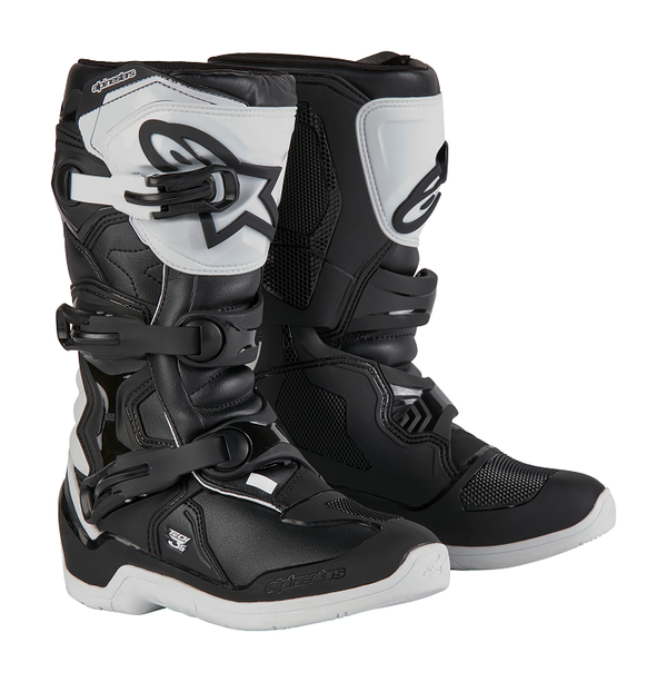 Alpinestars Tech 3S Kinder MX Laarzen Wit/Zwart