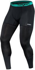 Seven Zero Compressie broek Zwart 2023 Collectie