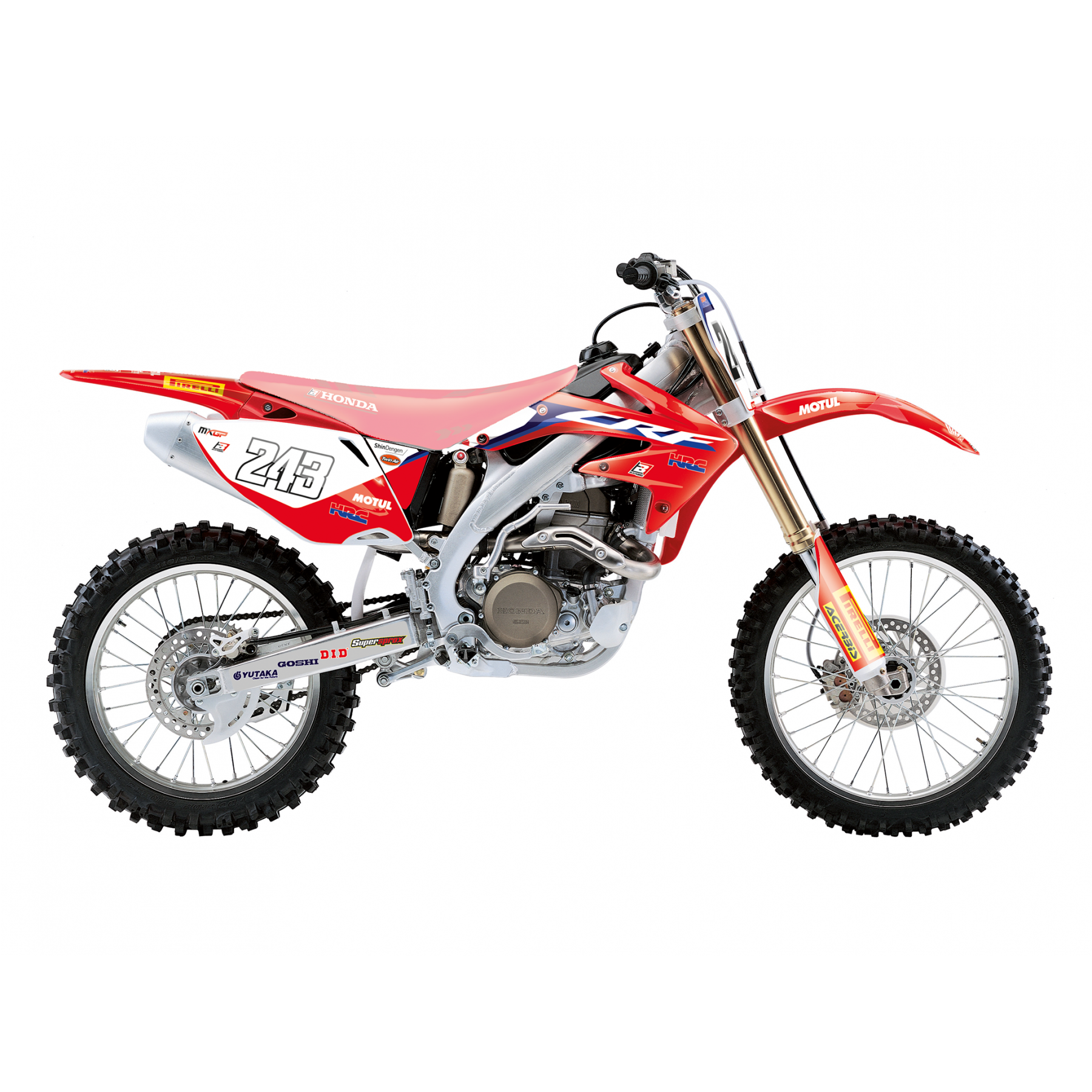 Blackbird stickerset Replica HRC 2020/2021 Honda CRF 450R 2005-2008