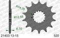 AFAM voortandwiel 14 tands #520 Yamaha YFZ 450R 2009-2020