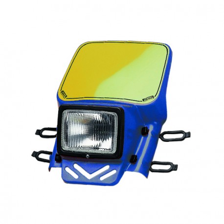 Cemoto enduro koplamp compleet Blauw universeel
