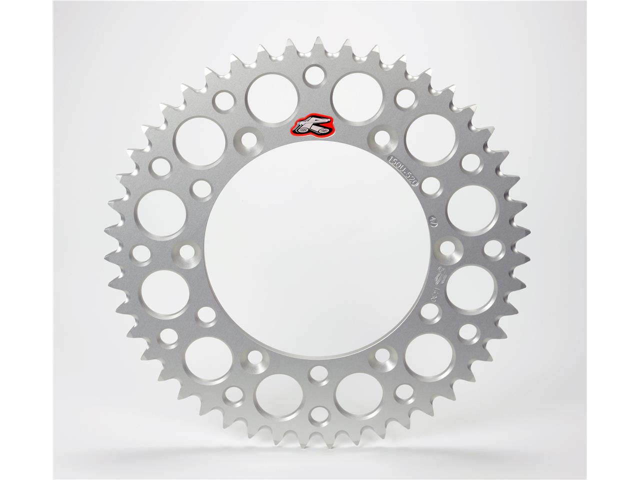 Renthal achtertandwiel 50 tands aluminum Zilver Husqvarna t/m 2013
