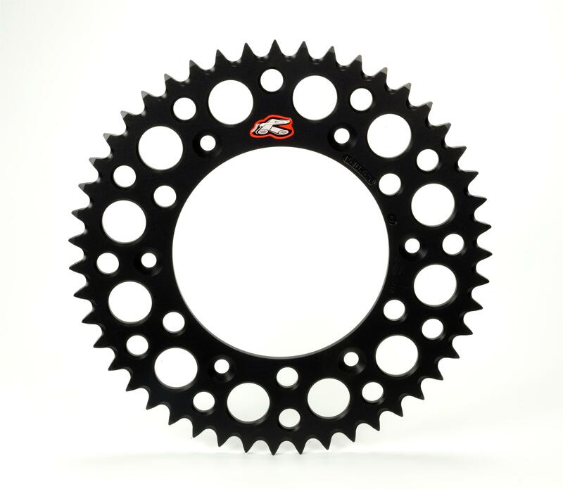 Renthal achtertandwiel 51 tands aluminum Zwart KTM SX/SX-F/EXC/EXC-F 90- & Husqvarna TC/FC/FE/TE 125/150/250/350/450/501 14-