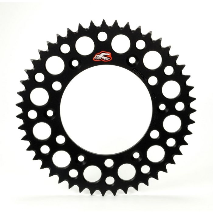 Renthal achtertandwiel 53 tands aluminum Zwart KTM SX/SX-F/EXC/EXC-F 90- & Husqvarna TC/FC/FE/TE 125/150/250/350/450/501 14-