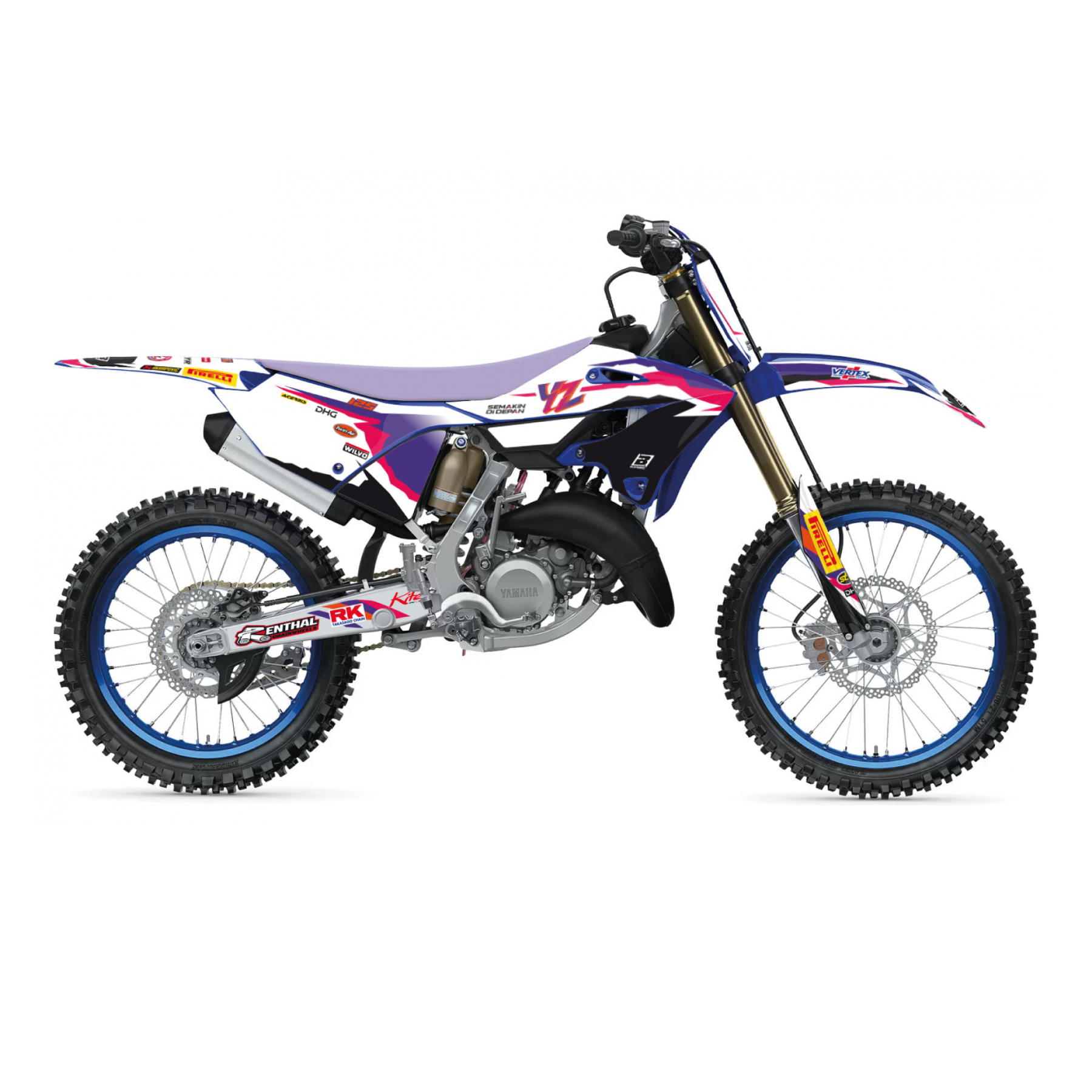 Blackbird stickerset Replica Team Factory 23 50th Anniversary Yamaha YZ 125/250 2022-2025