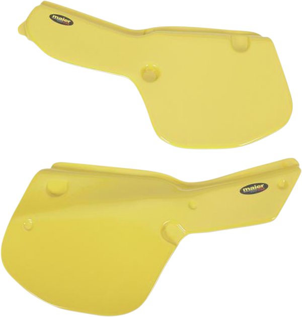 Maier zijnummerborden Geel Yamaha YZ 250/490 1984/1985