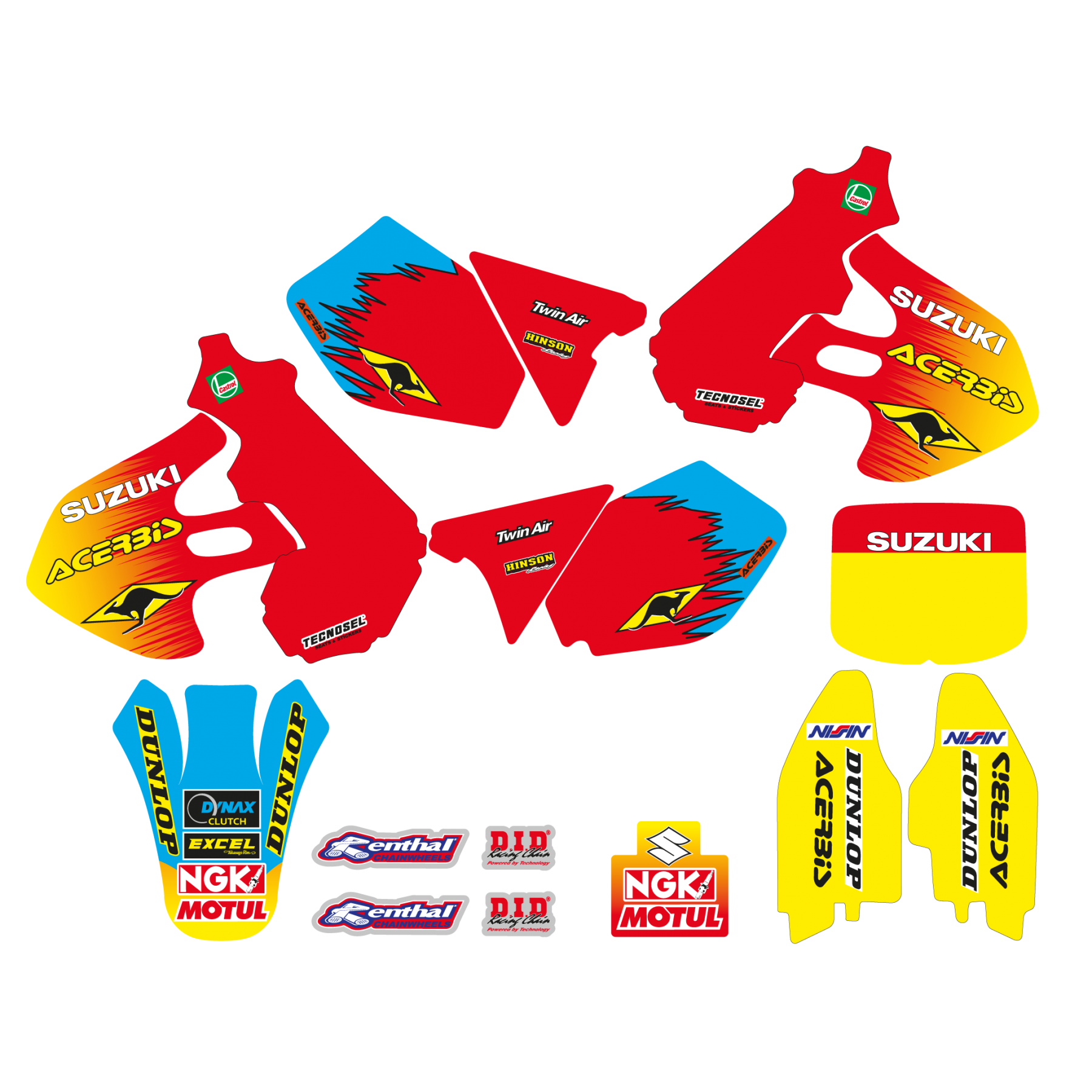 Blackbird Replica Team 1999 Suzuki RM 125/250 1996-2000