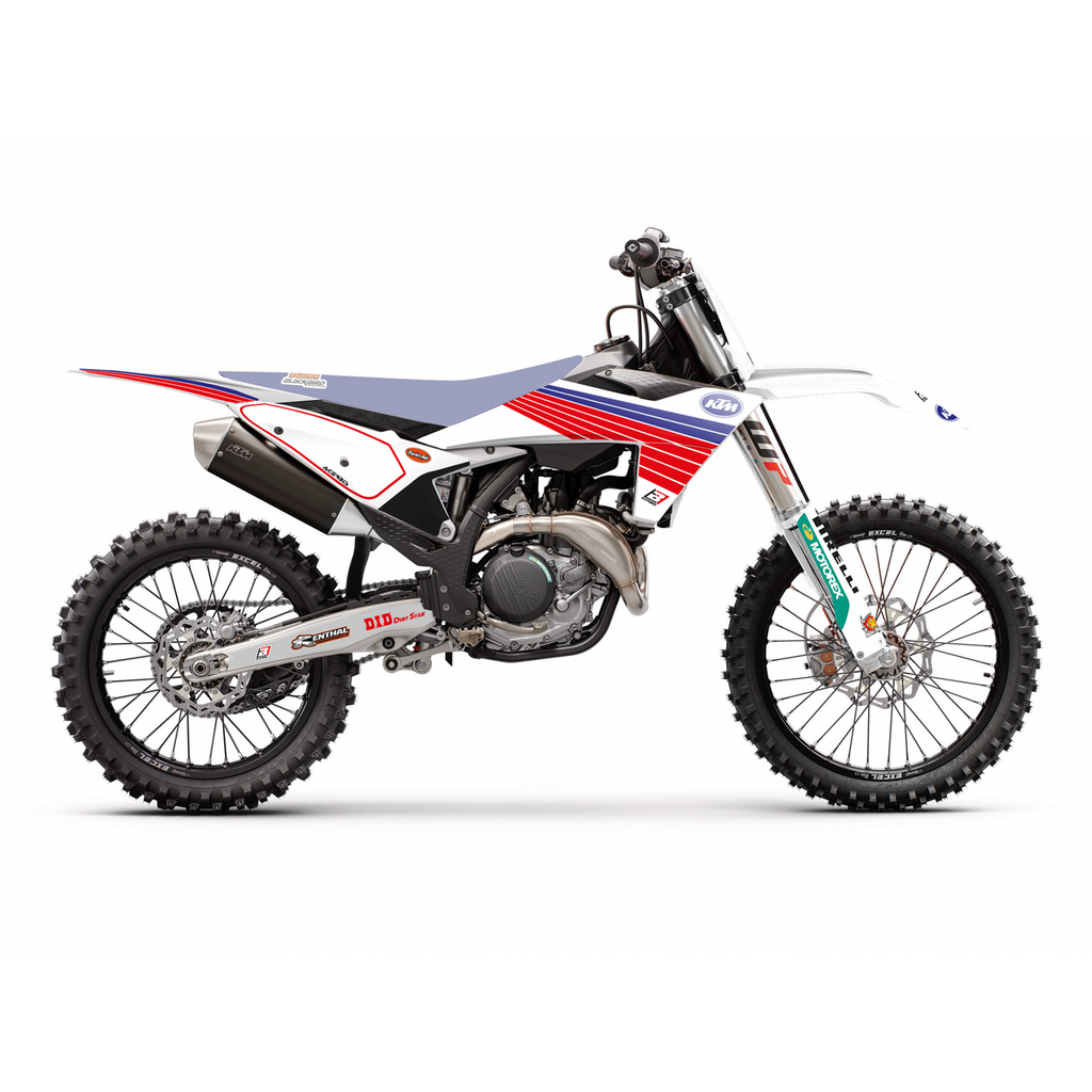 Blackbird Stickerset 'Retro' KTM SX/F 125/150/250/300/350/450 2023-2024 & EXC/EXC-F 250-500 2024-