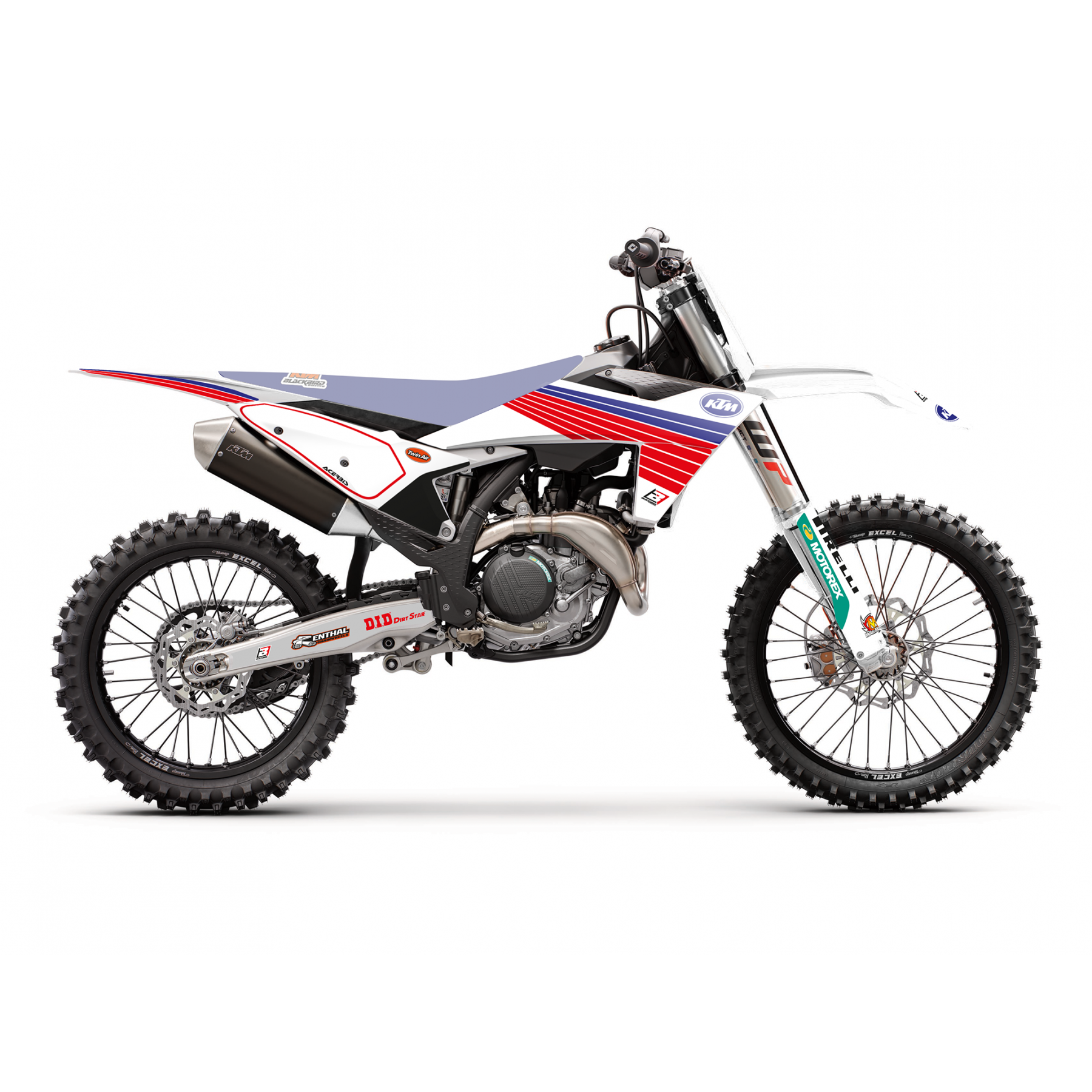 Blackbird Stickerset 'Retro' KTM SX/F 125/150/250/300/350/450 2023-2024 & EXC/EXC-F 250-500 2024-
