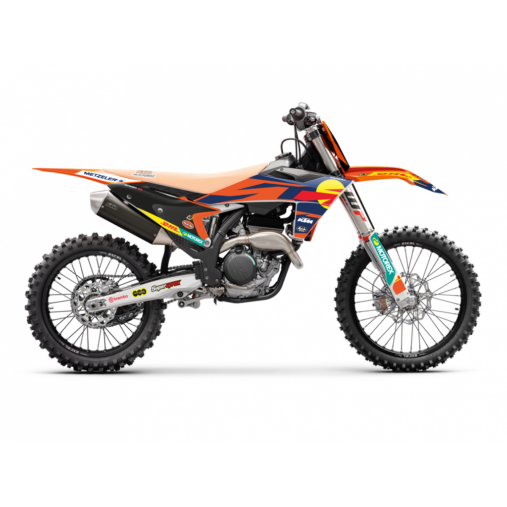 Blackbird Stickerset 'Replica KTM Factory 23' KTM SX/F 125/150/250/300/350/450 2023 & EXC/EXC-F 250-500 2024-