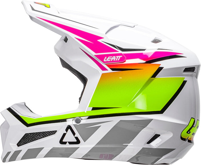 Leatt Crosshelm Moto 2.5 V26  Wit/Fluor Geel/Roze Volwassenen 2026 Collectie