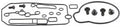 All Balls Carburateur revisie set Mid Body/Jet Block Kit 26-1511