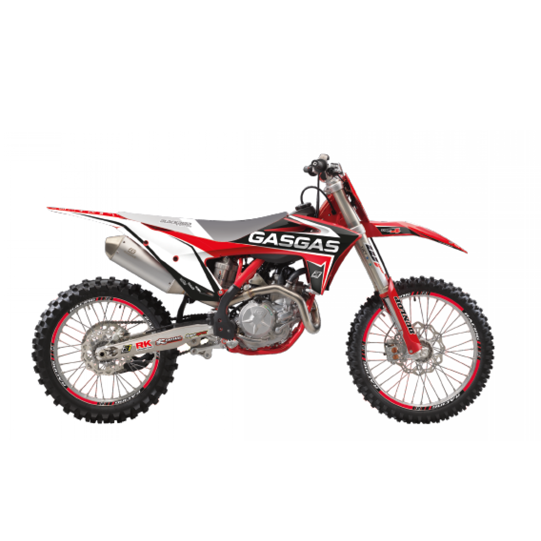 Blackbird Dream 4 stickerset 3 delig Gas Gas 125-450 2021-2023