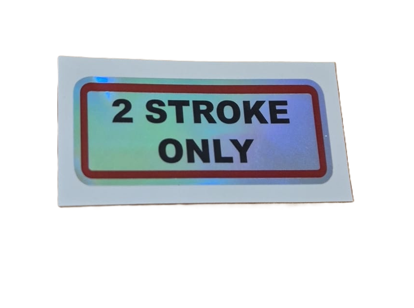Pro Moto Parts vinyl 2 stroke stickers ( 3 stuks )
