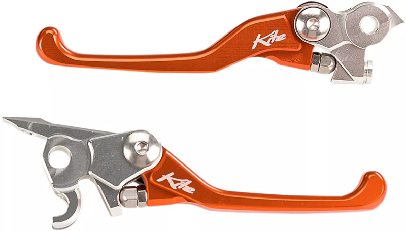 Kite onbreekbare klaphendel set oranje KTM SX 65/85 14- & Husqvarna TC 65/85 14- & Gas Gas MC 65/85 2021