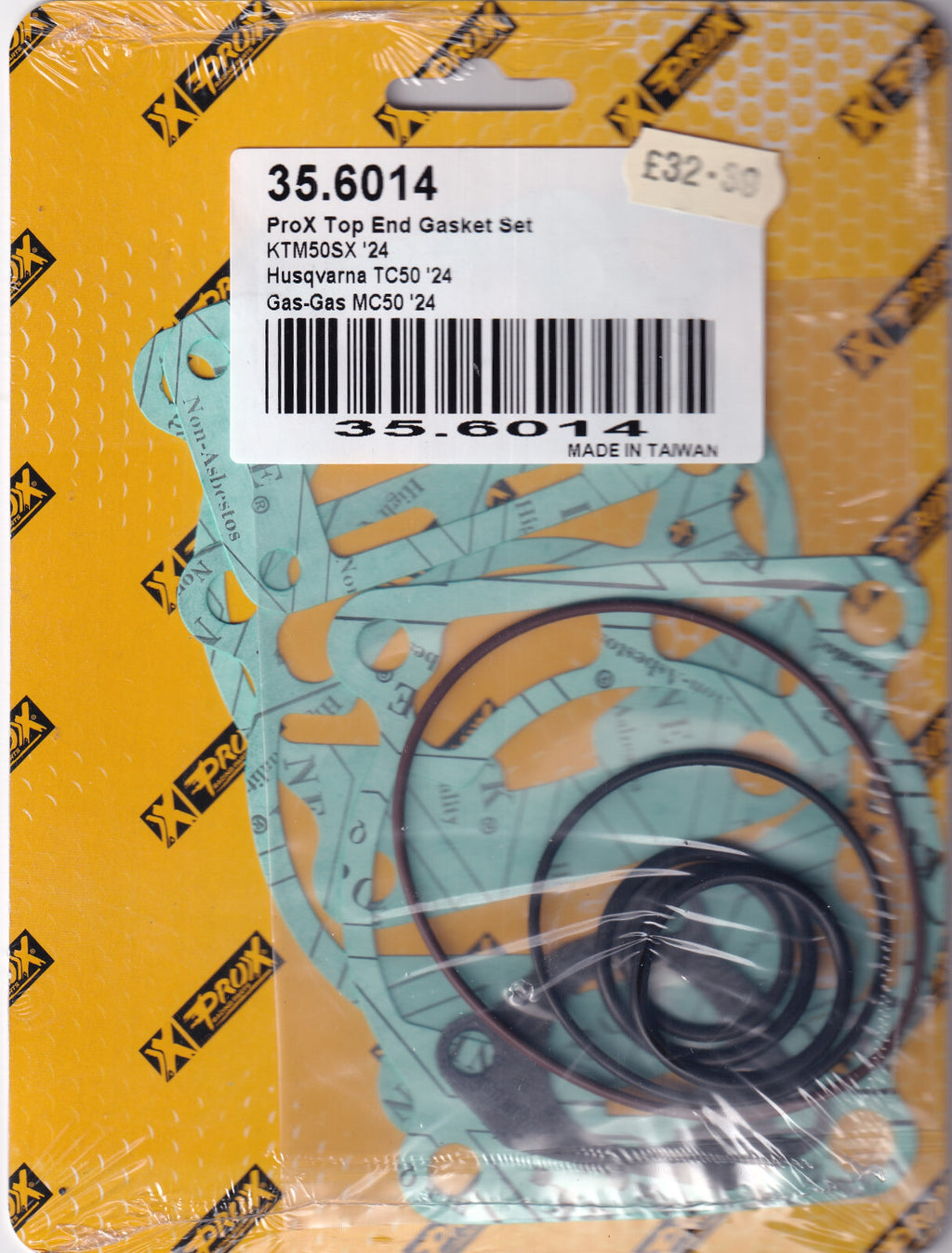 ProX Top End Gasket Set KTM SX 50 2024- & Husqvarna TC 50 2024- & Gas Gas MC 50 2024-