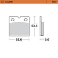 Moto Master achter remblokken Road Pro Sinter 401602
