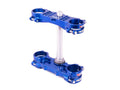 X-Trig Rocs Tech kroonplaten offset zelfde als OEM Blauw Yamaha YZ 250F 2012-2023 & YZ 450F 2010-2015 / 2018-2022