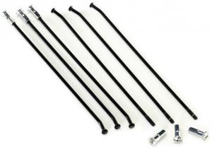 Haan Wheels spaak + nippel Zwart voor 19" OEM Naaf KTM/Husqvarna/Gas Gas 85cc Voorwiel ( 5 stuks )