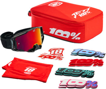 100% Armega Jett Lawrence Special Limited Edition - Mirror Hiper red Lens ( 2026 collection )