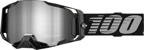 100% Armega Crossbril Black - Zilvere Spiegel lens ( 2026 collection )