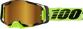 100% Armega Crossbril Fluor Geel - Goude Spiegel lens ( 2026 collection )