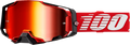 100% Armega Crossbril Rood - Rode Spiegel lens ( 2026 collection )