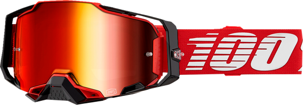 100% Armega Crossbril Rood - Rode Spiegel lens ( 2026 collection )