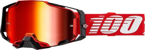 100% Armega Crossbril Rood - Rode Spiegel lens ( 2026 collection )