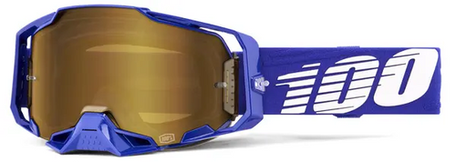 100% Armega Crossbril Klein Blauw – True Goude Spiegel lens ( 2026 collection )