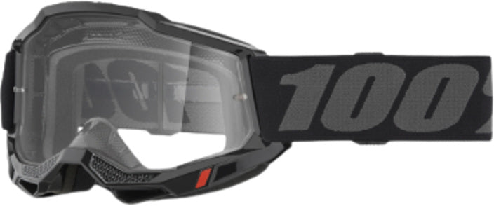 100% Accuri 2 Crossbril Zwart - clear lens (2025 collection)