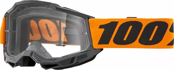 100% Accuri 2 Crossbril Oranje - clear lens ( 2025 collection )