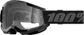 100% Strata 2 Crossbril Zwart - heldere clear lens ( 2026 collection )