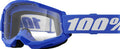 100% Strata 2 Crossbril Blauw - heldere clear lens ( 2026 collection )