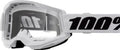 100% Strata 2 Crossbril Wit - heldere clear lens ( 2026 collection )