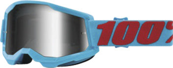 100% Strata 2 Crossbril Summit - Zilver Spiegel lens ( 2026 collection )