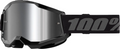 100% Strata 2 Crossbril Zwart - Zilvere Spiegel lens ( 2026 collection )