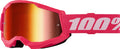 100% Strata 2 Crossbril Roze - Rode Spiegel lens ( 2026 collection )
