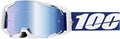 100% Armatic Crossbril Blue - Blue mirror lens ( 2025 collection )