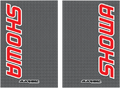 Blackbird voorvork stickers Showa carbon look