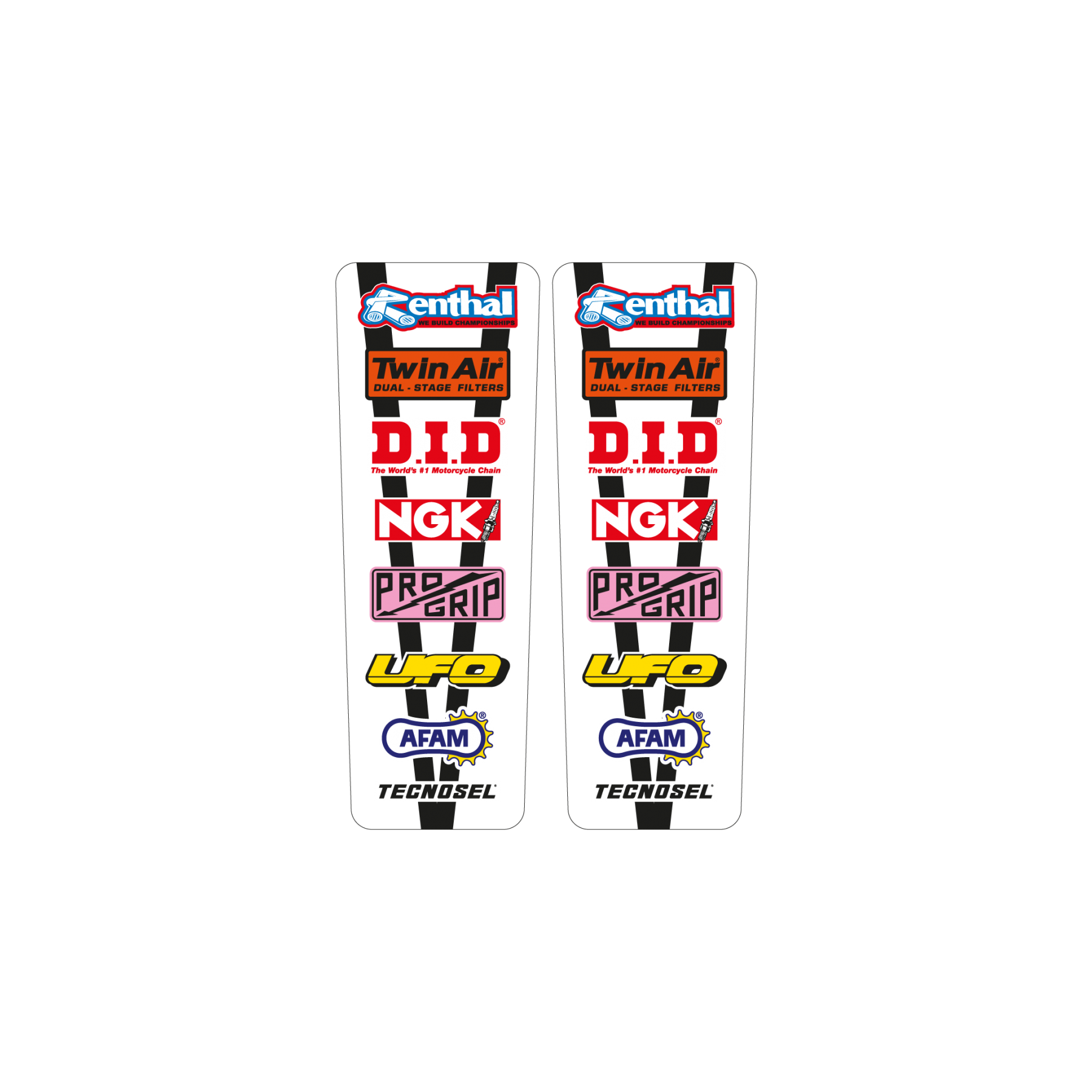 Blackbird Vintage spatbord stickers