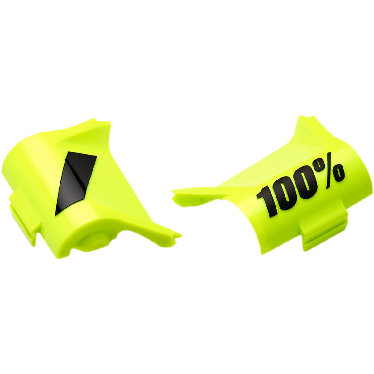 100% Forecast Canister set Fluor Geel geschikt voor 100% Forecast Accuri 1/2 Racecraft 1/2 & FMF crossbrillen