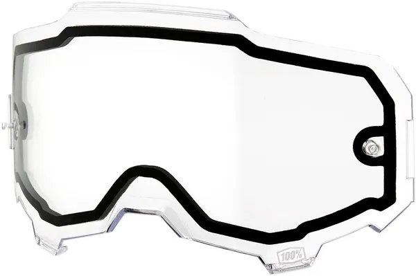 100% Clear Lens Dual Pane voor 100% Armega